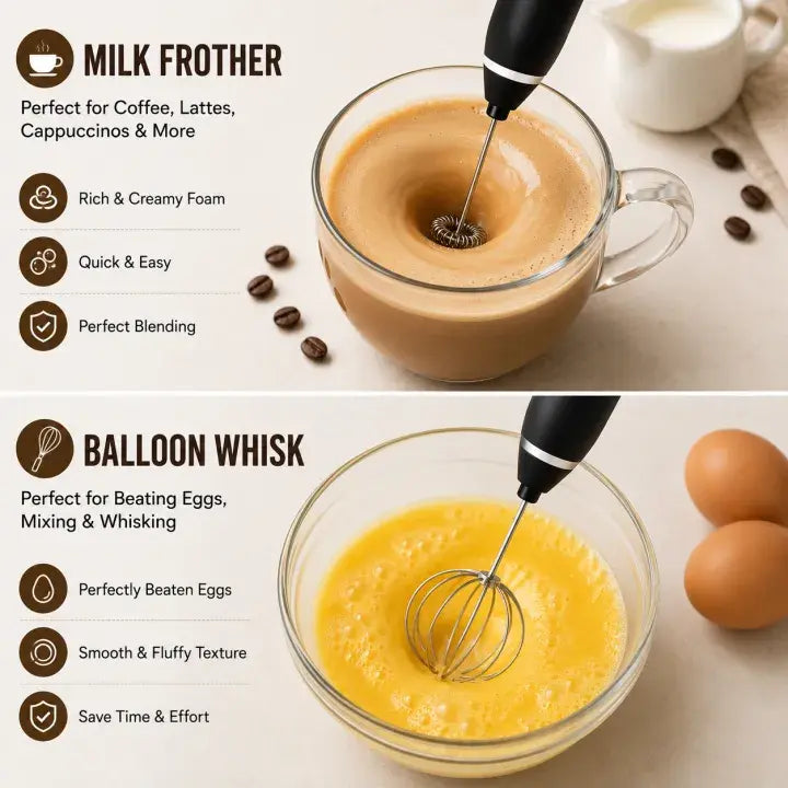 KOFFEE™ Coffee Mixer + Egg Beater